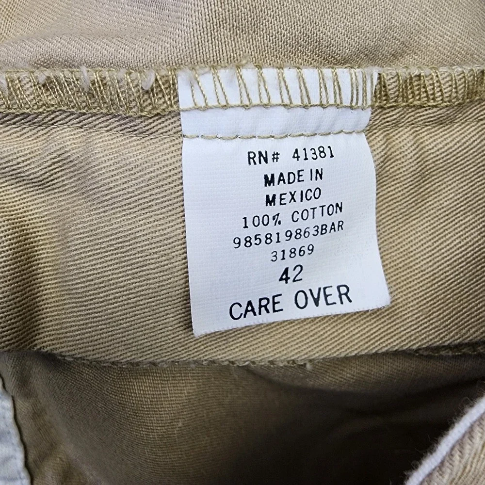 Vintage Polo Golf Ralph Lauren Men's 42 Chino Shorts Beige Pleated Classic Golf